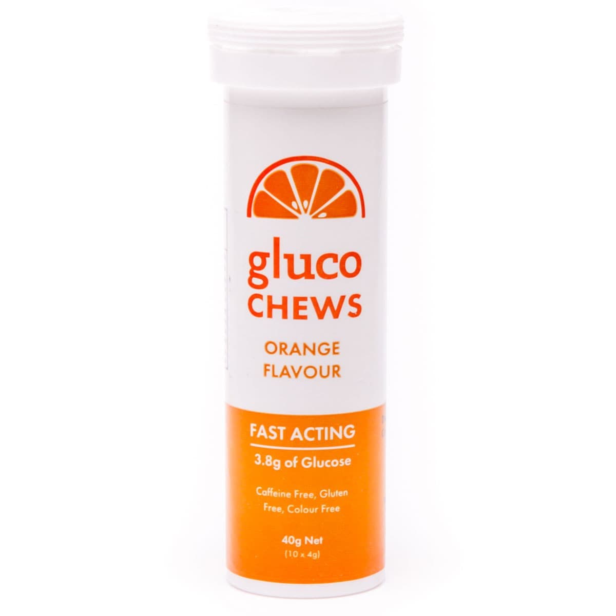 Glucochew Hypo Tablets Orange 10 Pack