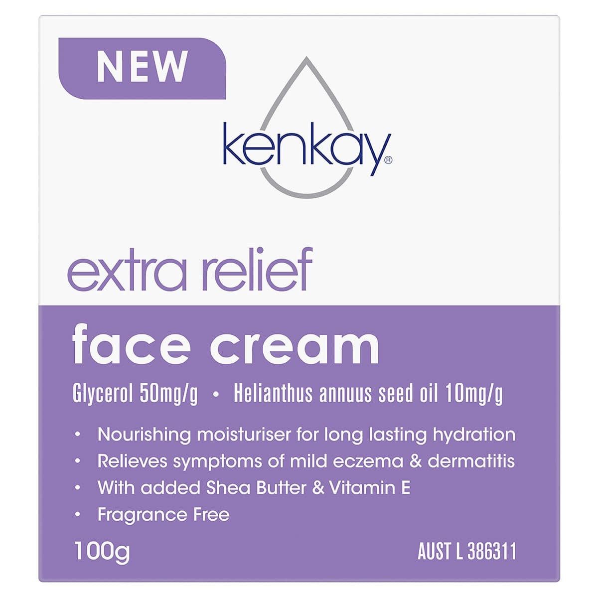 Kenkay Extra Relief Facial Moisturiser 100G Jar