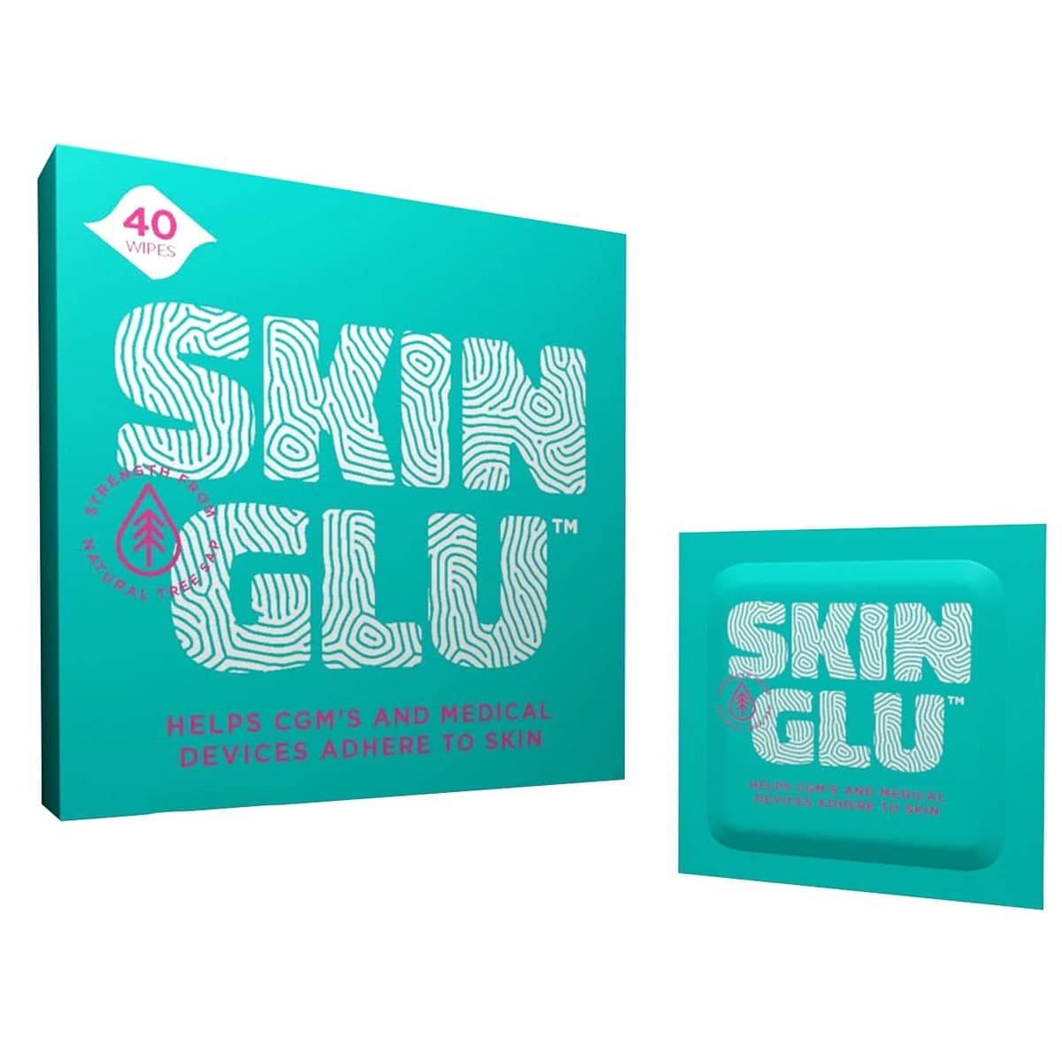 Not Just A Patch Skin Glu Pre Cgm Patch Skin Wipes 40 Pack