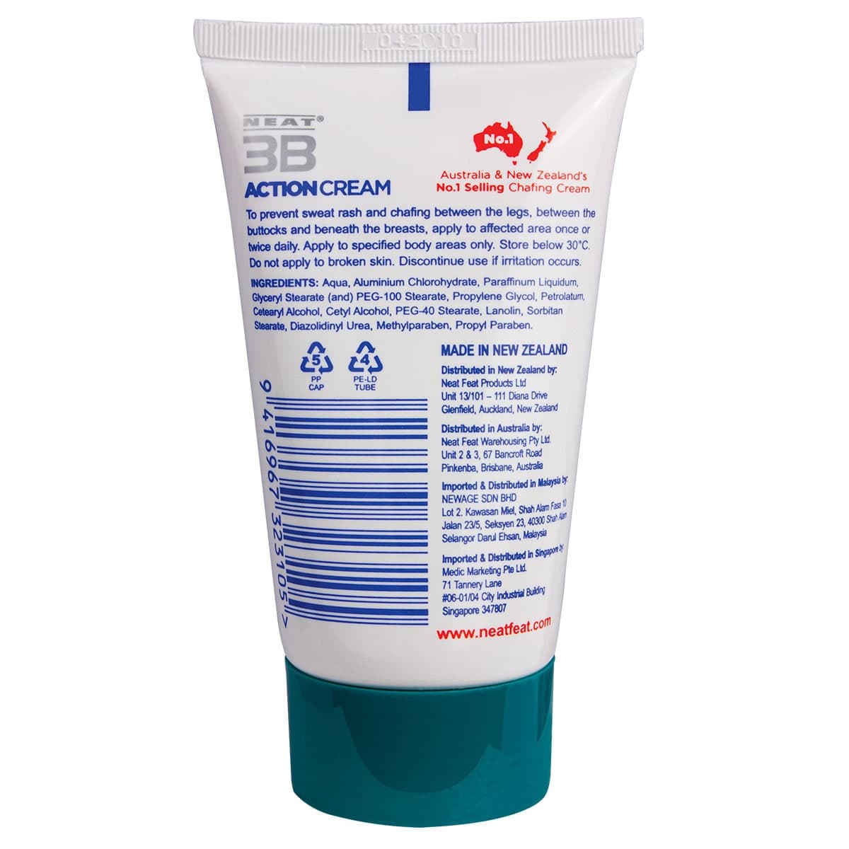 Thumbnail Neat 3B Action Cream 75G For Chaffing & Sweat Rash