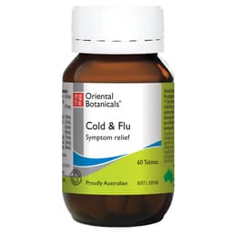 Oriental Botanicals Cold & Flu 60 Tablets