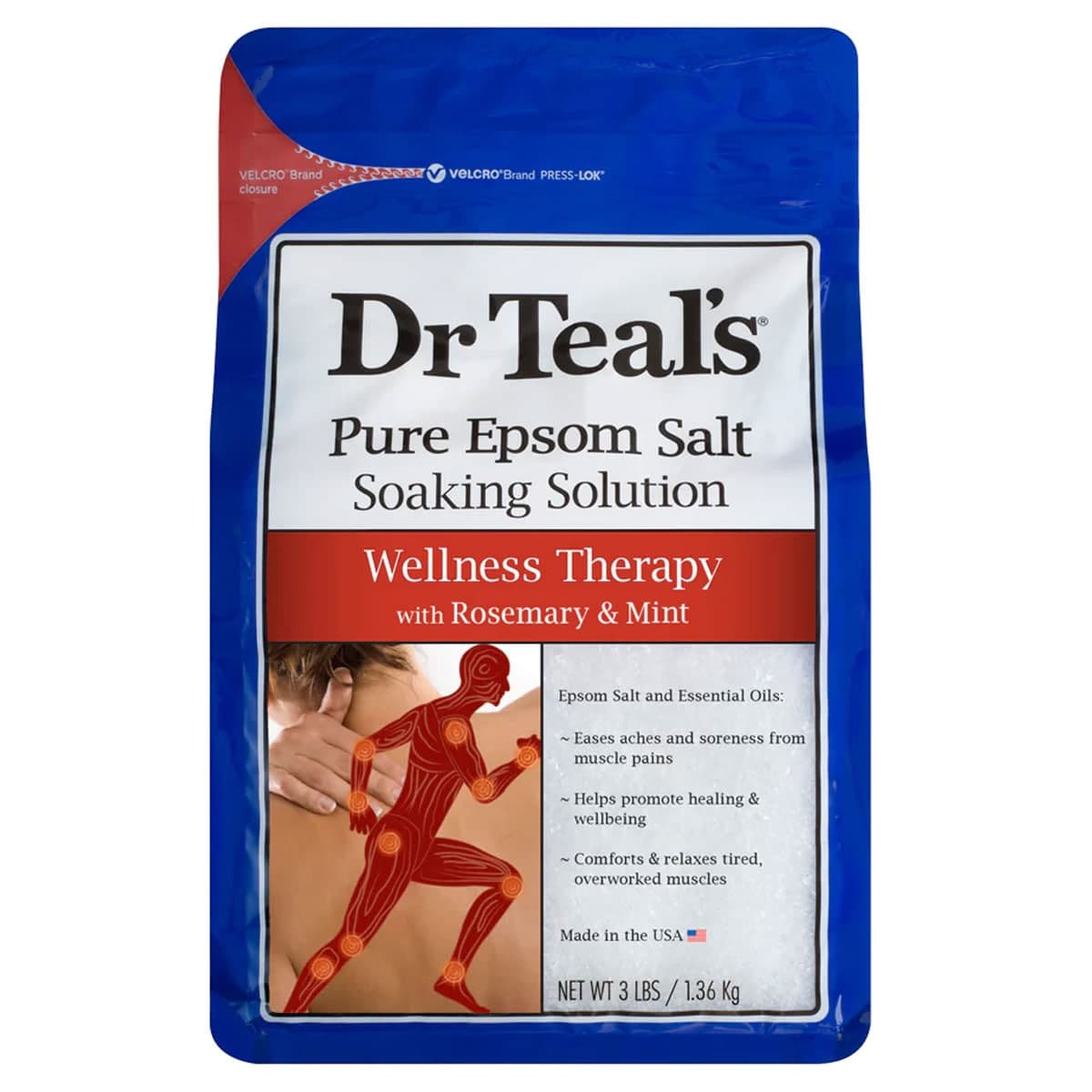 Dr Teals Epsom Salt Rosemary & Mint 1.36Kg