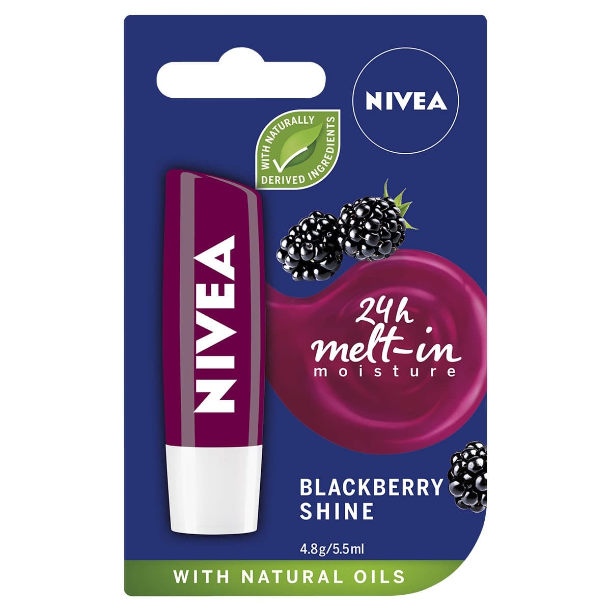 Thumbnail Nivea Blackberry Shine Lip Balm 4.8G