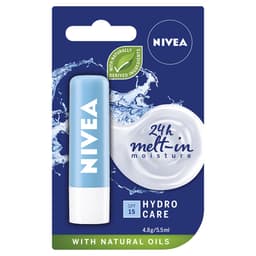 Nivea Hydro Care Spf15 Lip Balm 4.8G