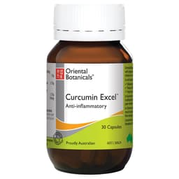 Oriental Botanicals Curcumin Excel 30 Capsules