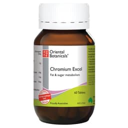 Oriental Botanicals Chromium Excel 60 Tablets