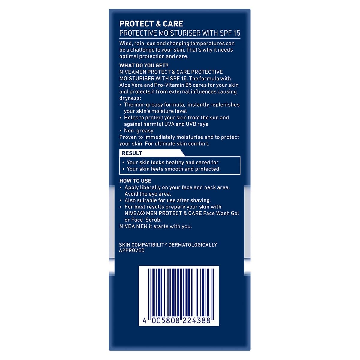 Thumbnail Nivea For Men Protect & Care Protective Moisturiser Spf15 75Ml