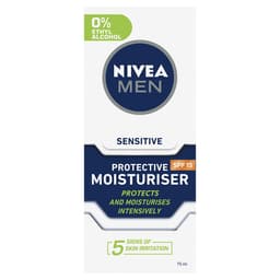 Nivea For Men Sensitive Protective Moisturiser Spf15 75Ml