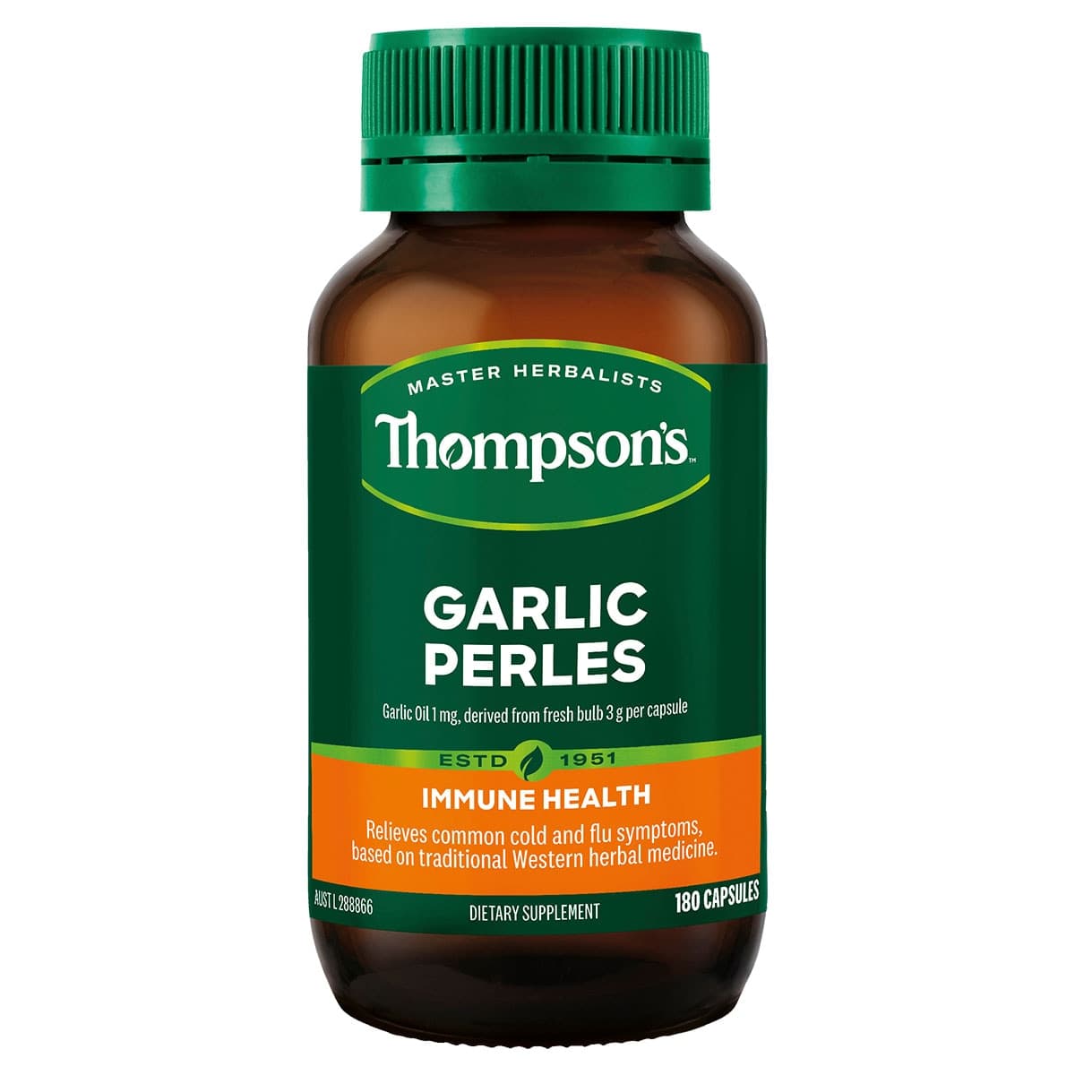 Thompsons Garlic Perles 180 Capsules