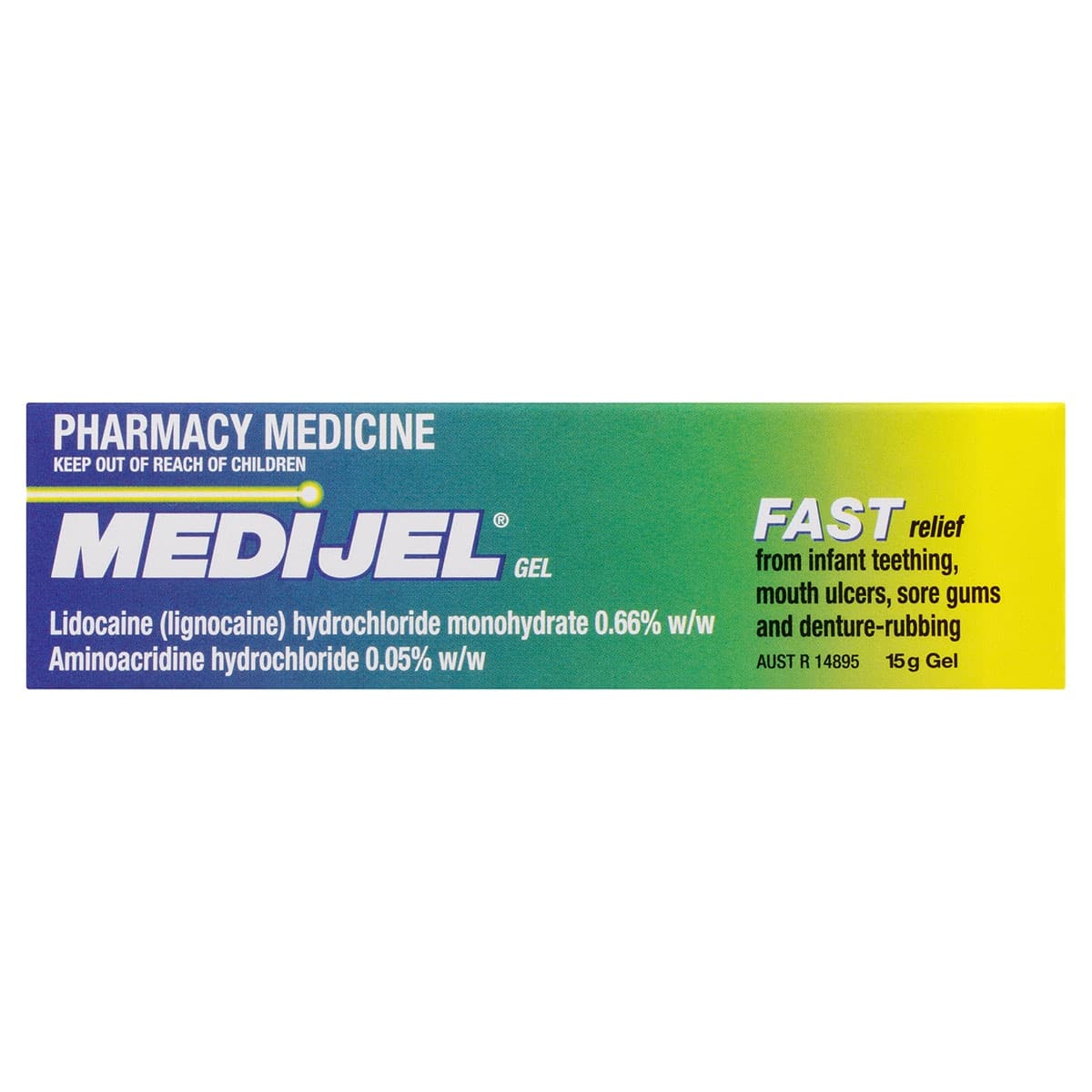 Medijel Mouth Gel for Mouth Ulcers 15g