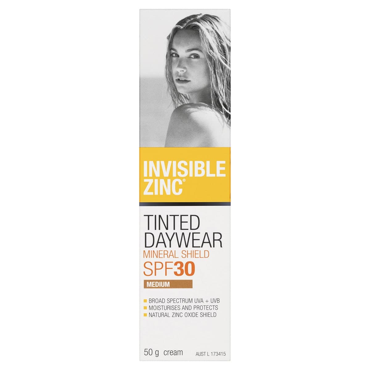 Invisible Zinc Tinted Day Wear Medium Spf30+ 50G