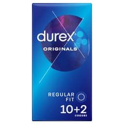 Durex Originals Regular Fit Condoms 10 + 2 Pack