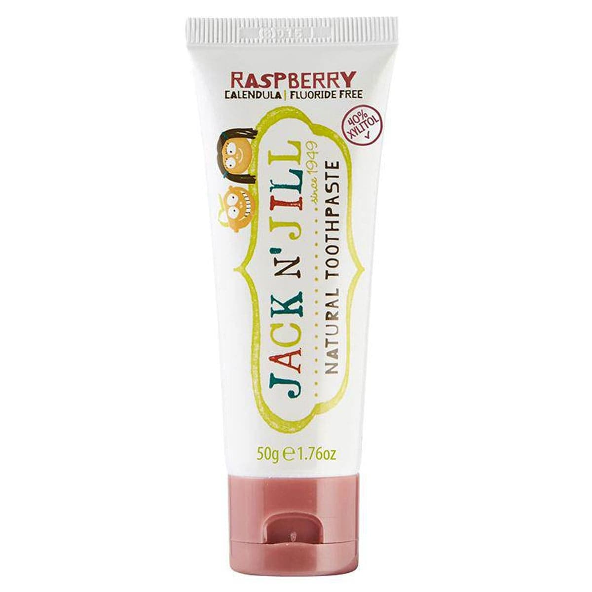 Jack N Jill Childrens Toothpaste Raspberry 50G