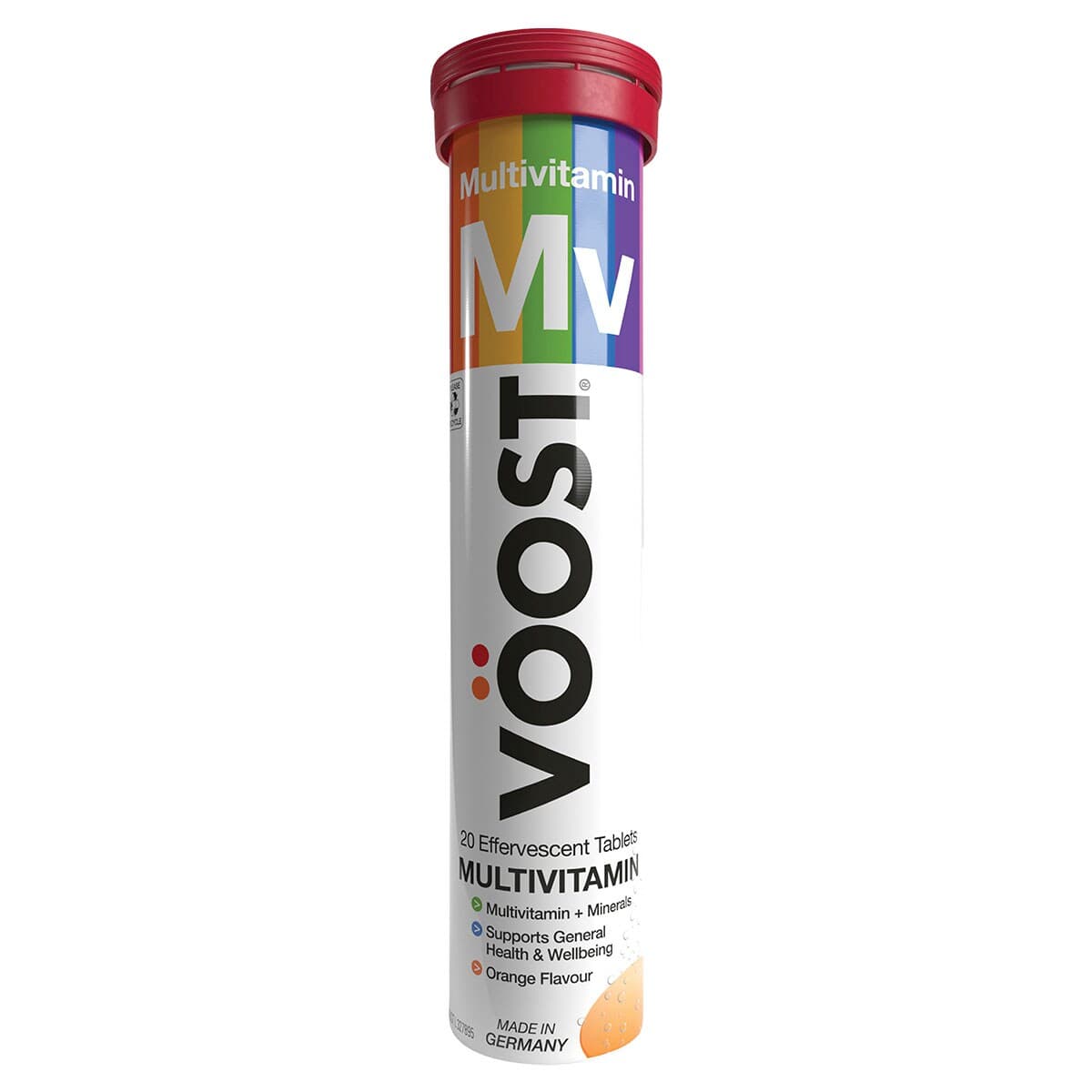 Voost Multivitamin + Minerals Orange Flavour 20 Effervescent Tablets