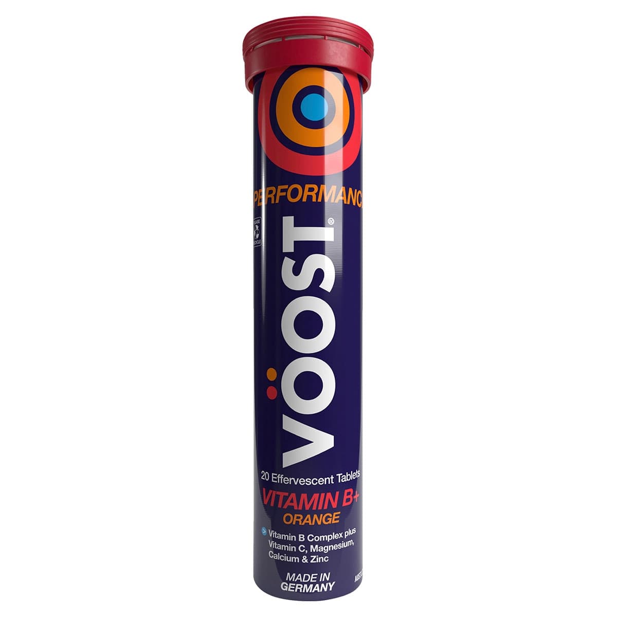 Voost Vitamin B+ Performance Orange Flavour 20 Effervescent Tablets