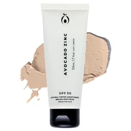 Avocado Zinc Natural Tinted Moisturiser Light - Medium Spf50 50Ml