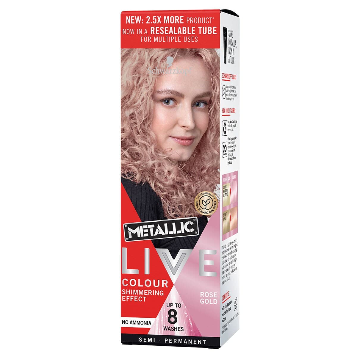 Schwarzkopf Live Colour Metallic Rose Gold 75Ml