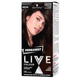 Schwarzkopf Live Colour Permanent Baseline 3.0 Dark Brown