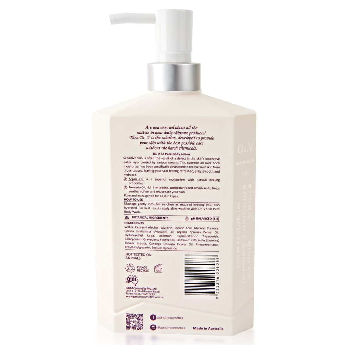 Thumbnail Dr V So Pure Extra Gentle Body Lotion 750Ml