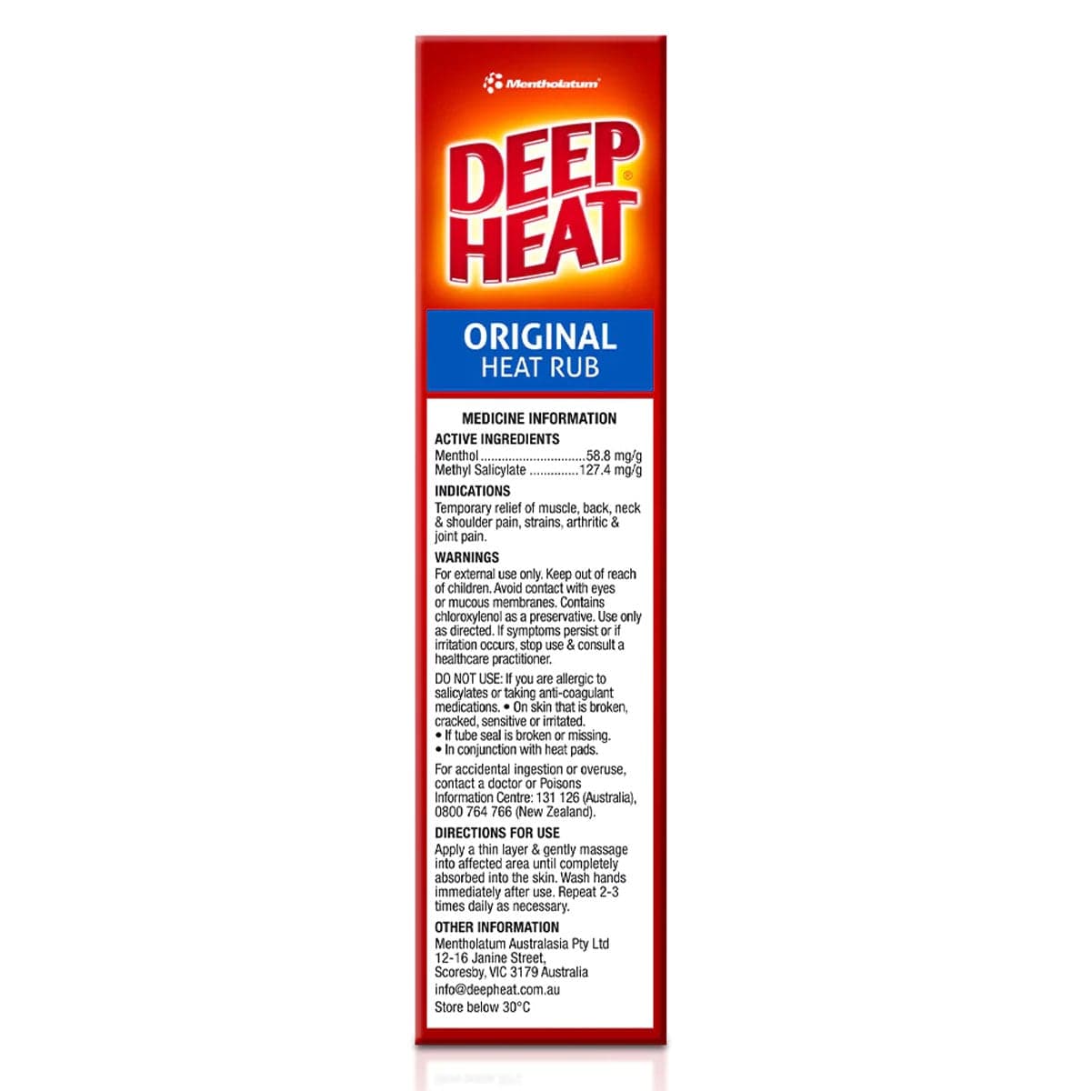 Thumbnail Deep Heat Original Heat Rub Pain Relief 50G