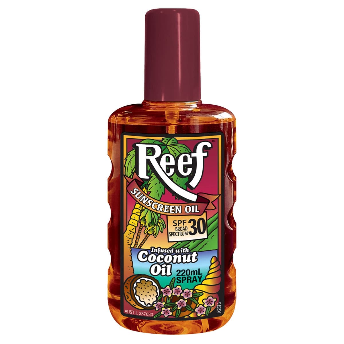 Reef Coconut Sunscreen Oil Spray Spf30 220Ml