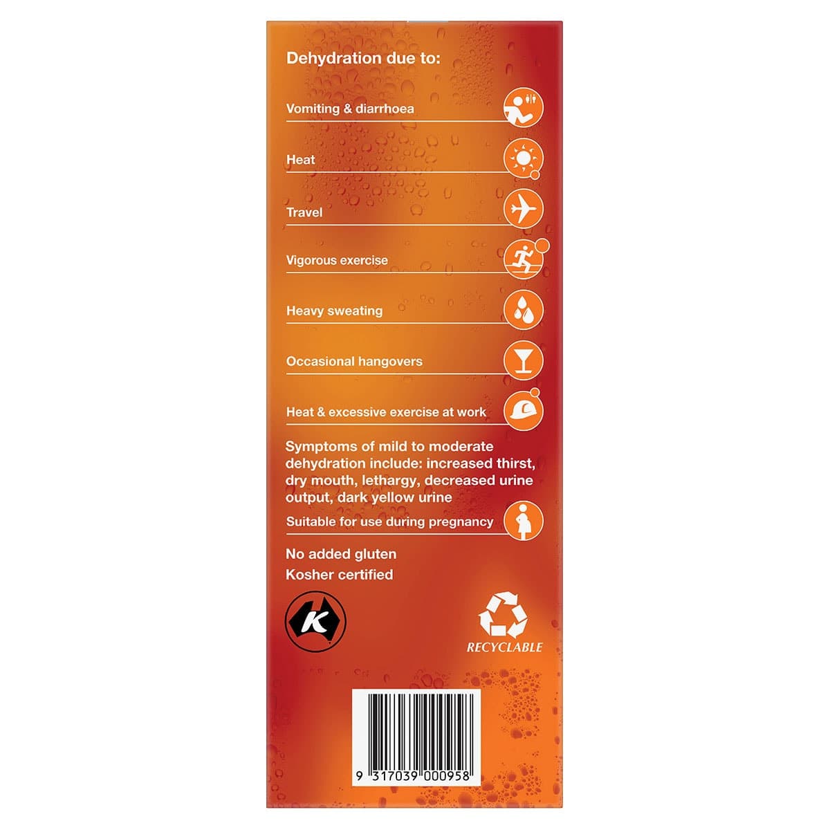 Thumbnail Hydralyte Orange Flavour Electrolyte Ice Blocks 16 Pack