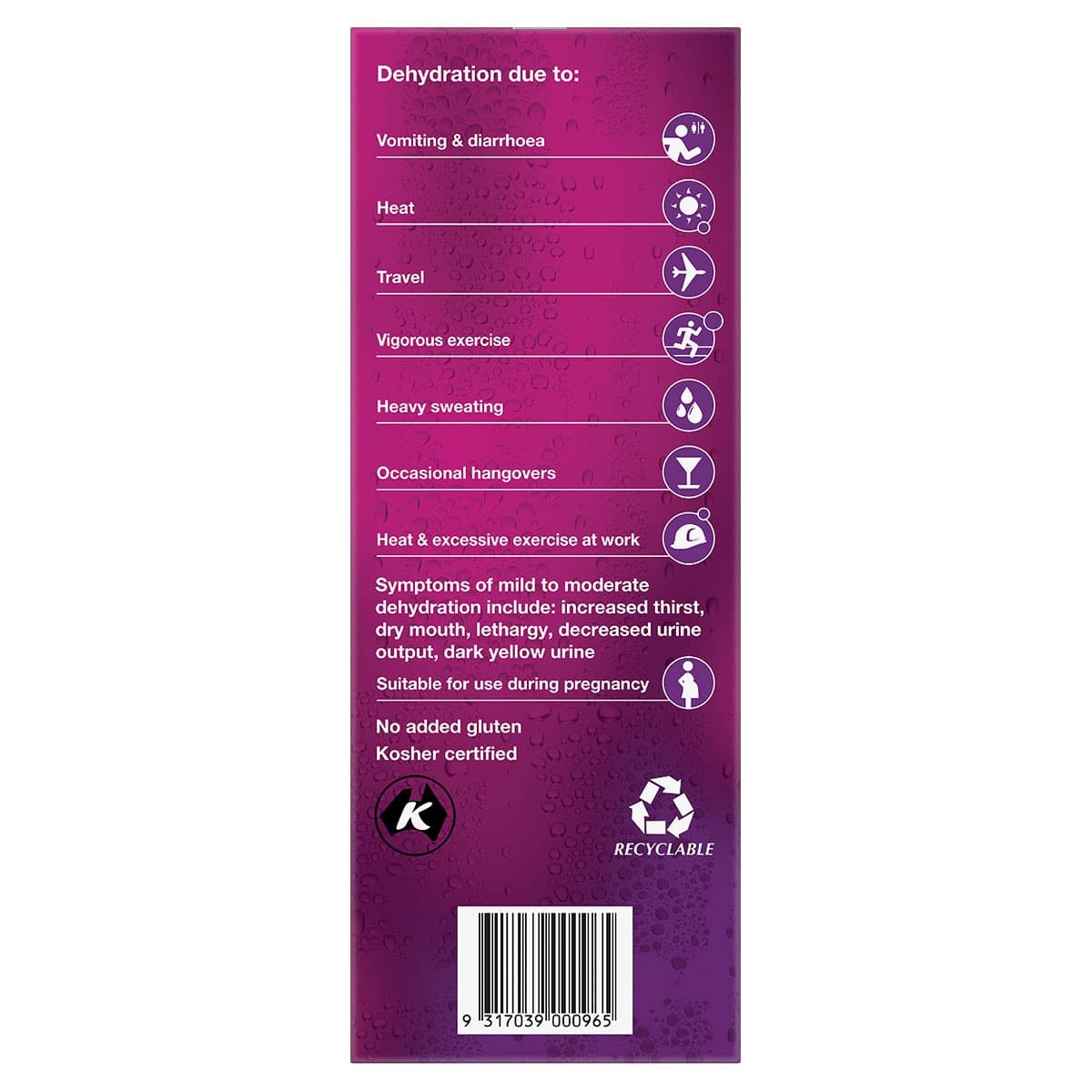 Thumbnail Hydralyte Apple Blackcurrant Flavour Electrolyte Ice Blocks 16 Pack