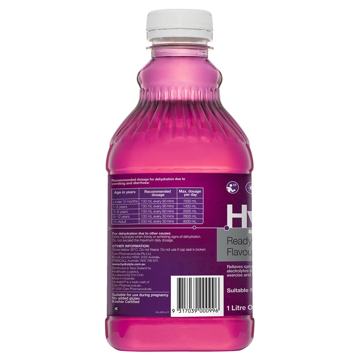 Thumbnail Hydralyte Ready To Use Electrolyte Solution Apple Blackcurrant 1 Litre