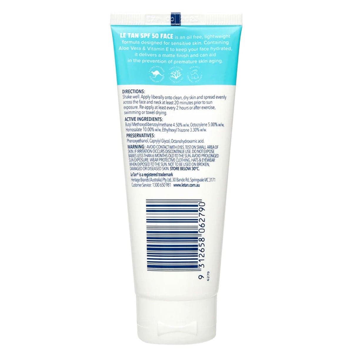 Thumbnail Le Tan Spf50+ Face Sensitive Sunscreen 70Ml