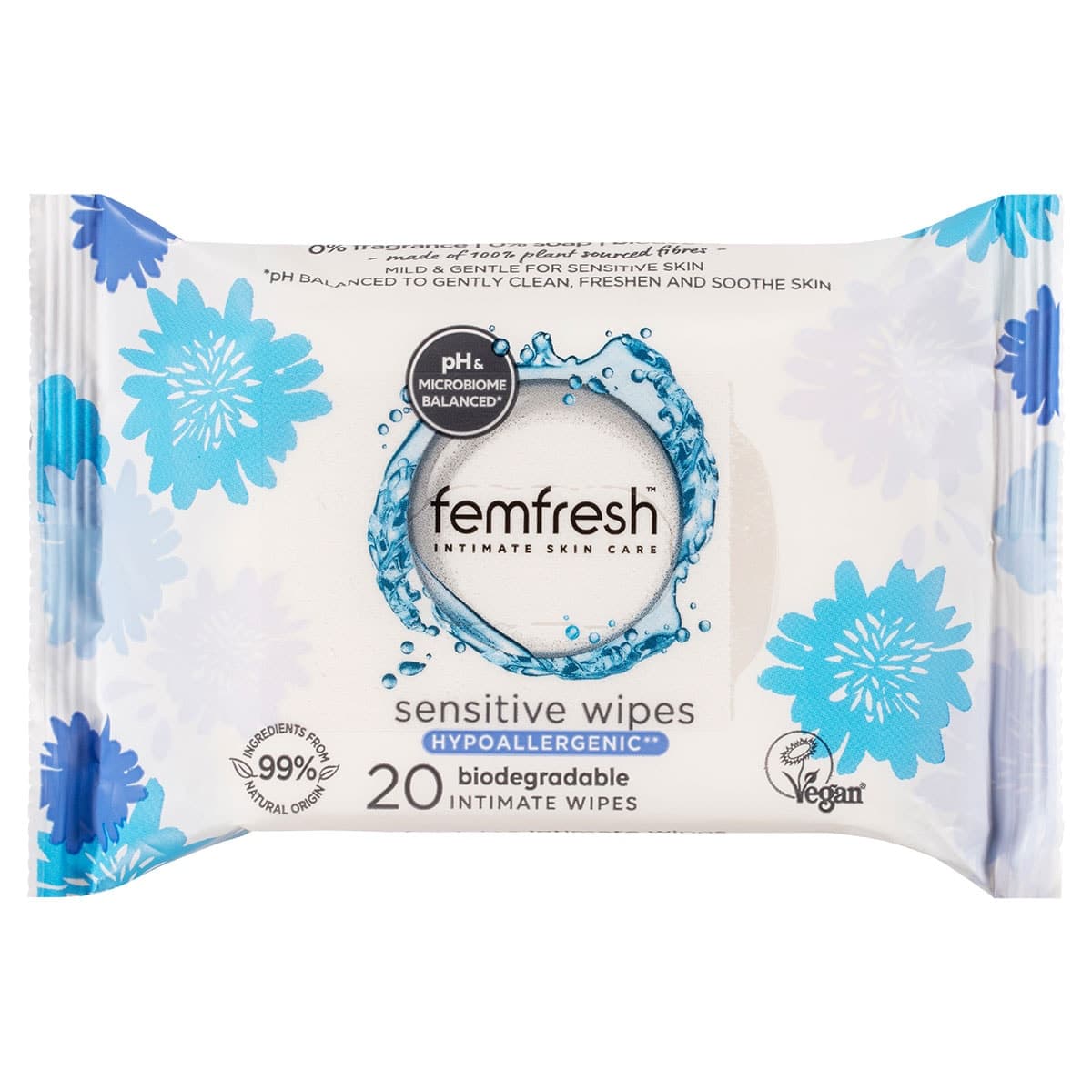 Thumbnail Femfresh Sensitive Intimate Wipes 20 Pack