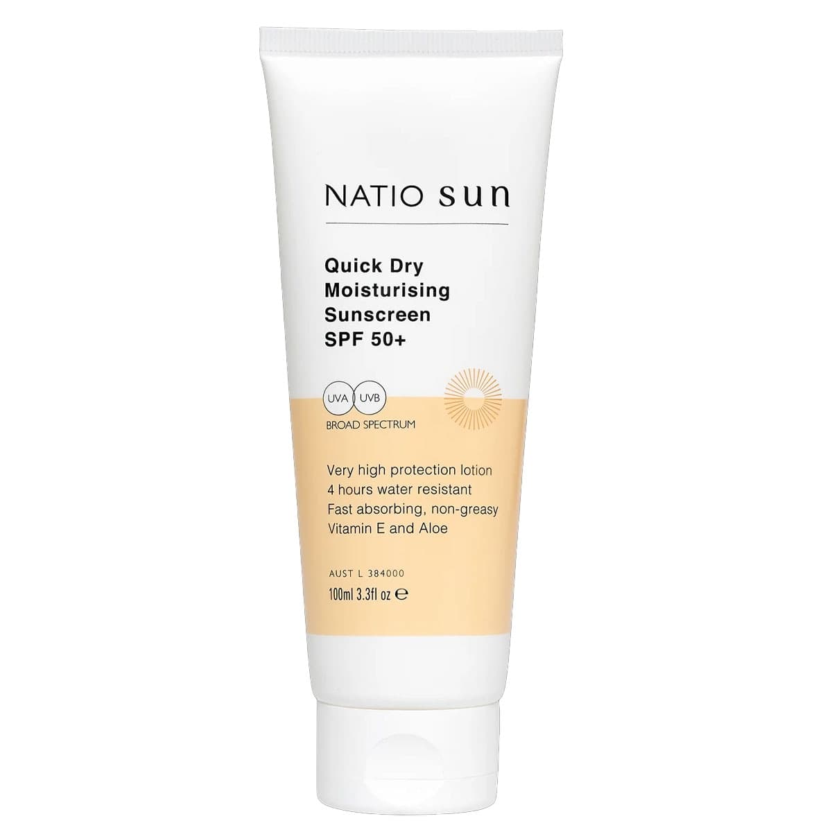 Thumbnail Natio Sun Quick Dry Moisturising Sunscreen Spf50 100Ml