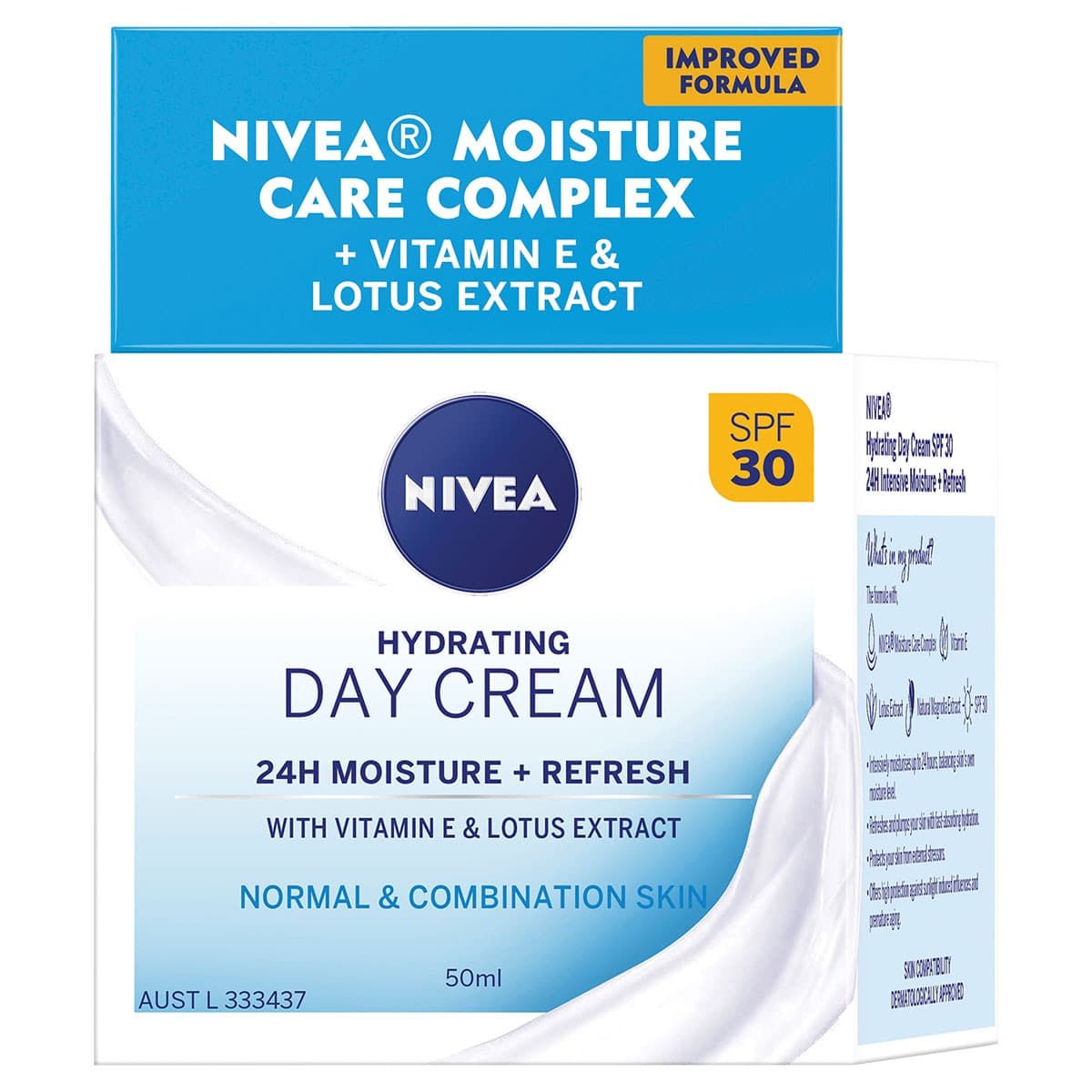 Nivea Hydrating Day Cream Spf30 For Normal & Combination Skin 50Ml