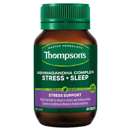 Thompsons Ashwagandha Complex Stress + Sleep 60 Tablets