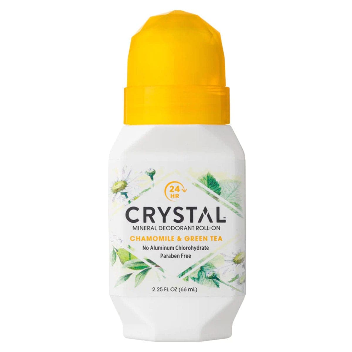 Crystal Mineral Deodorant Roll-On Chamomile & Green Tea 66Ml