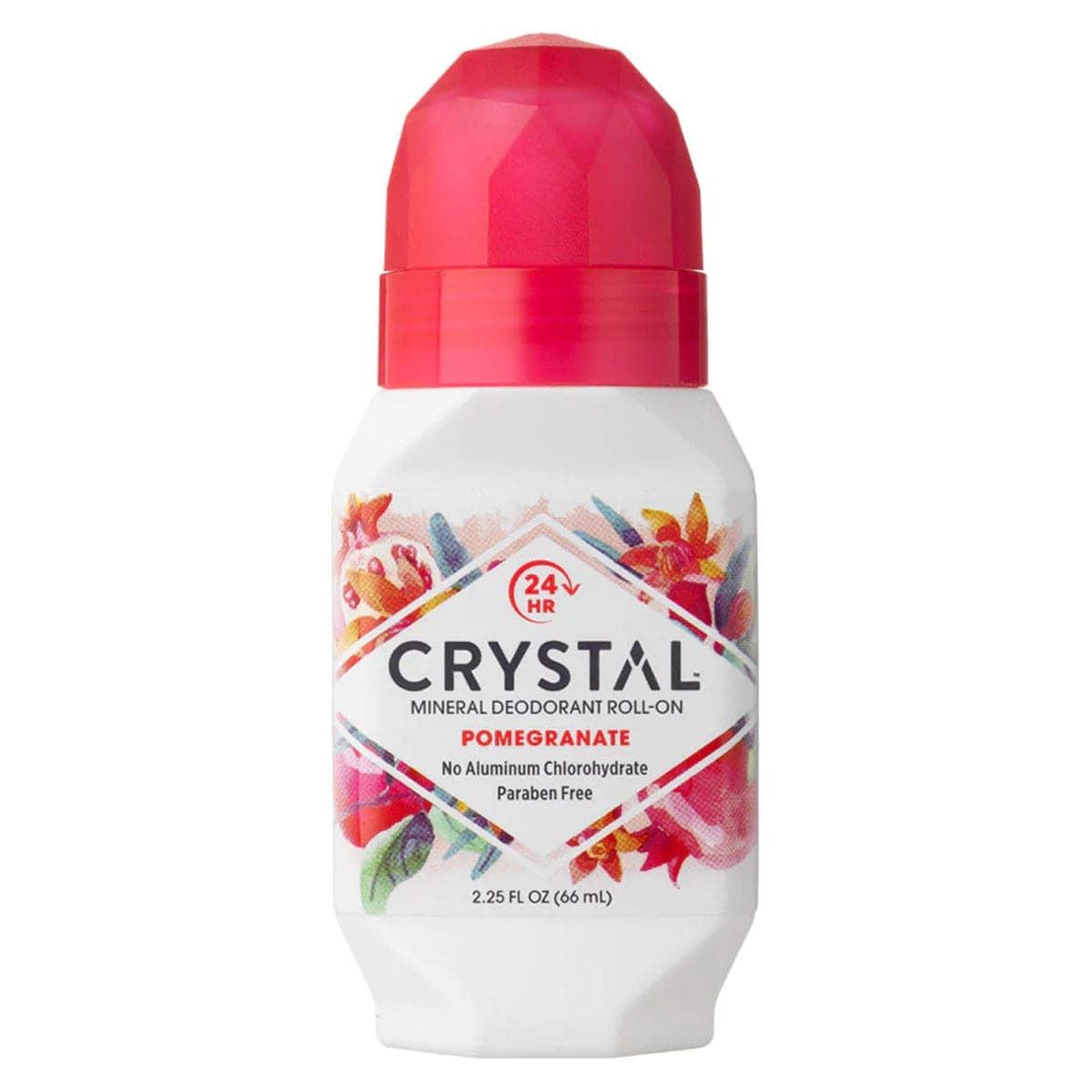 Crystal Mineral Deodorant Roll-On Pomegranate 66Ml