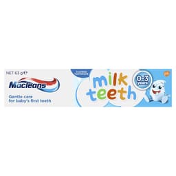 Macleans Milk Teeth Toothpaste 0 - 3 Years 63G