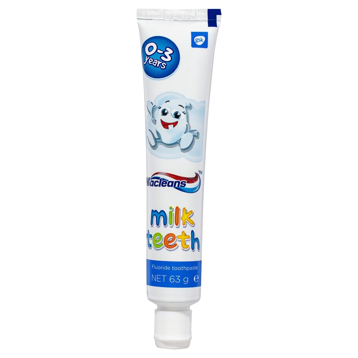 Thumbnail Macleans Milk Teeth Toothpaste 0 - 3 Years 63G