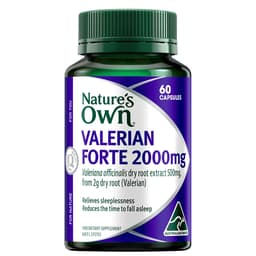 Natures Own Valerian Forte 2000Mg 60 Capsules