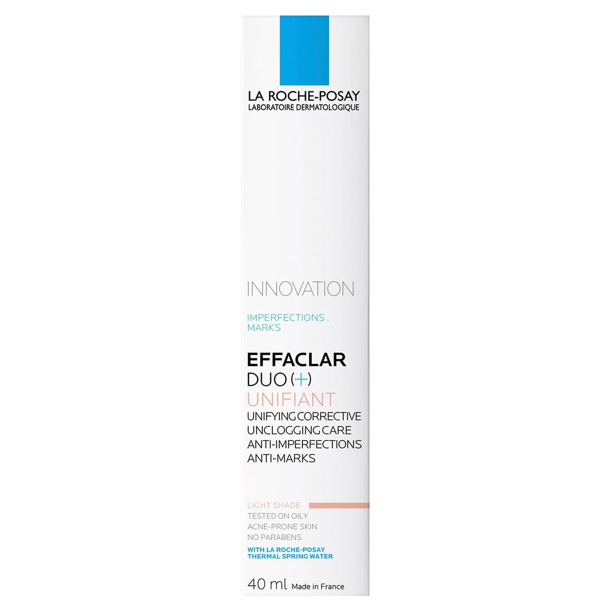 La Roche-Posay Effaclar Duo Plus Unifiant Tinted Anti-Acne Moisturiser Light 40Ml