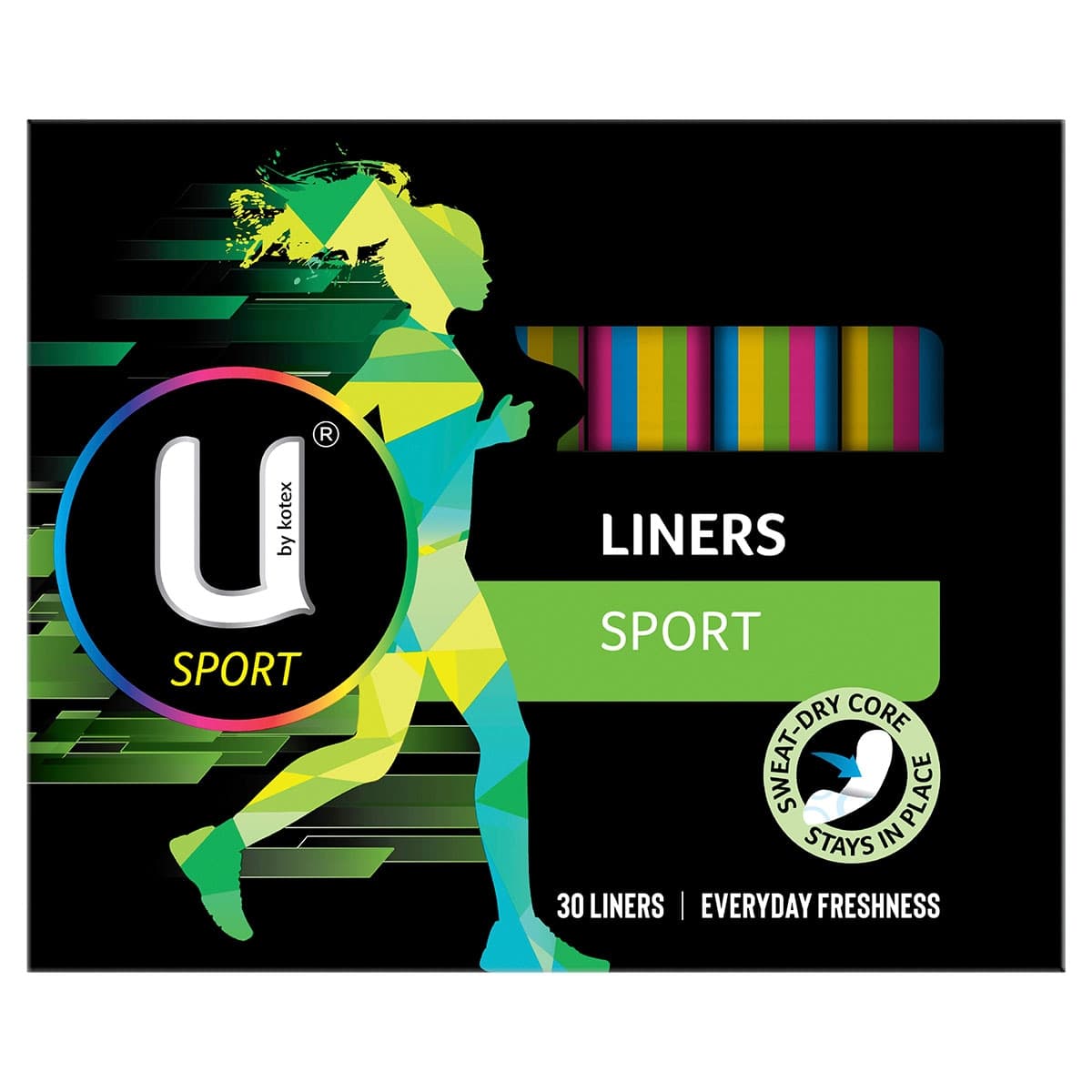 U By Kotex Sport Liners 30 Pack