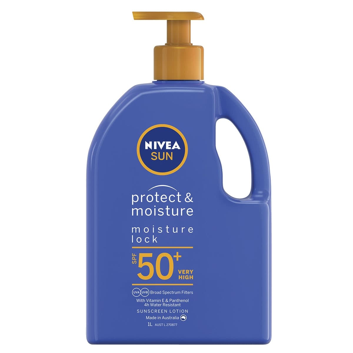 Nivea Sun Protect & Moisture Moisture Lock Sunscreen Lotion Spf50 1L