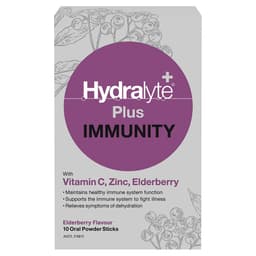 Hydralyte Plus Immunity Powder 10 Sticks