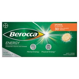 Berocca Energy Orange 30 Effervescent Tablet