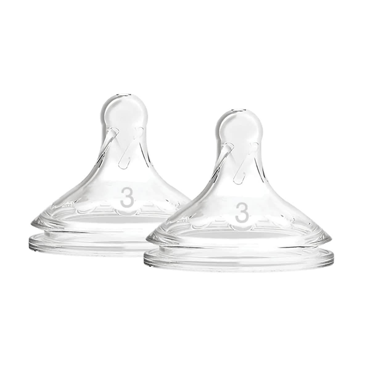 Thumbnail Dr Brown's Options+ Level 3 Wide Neck Teat 2 Pack