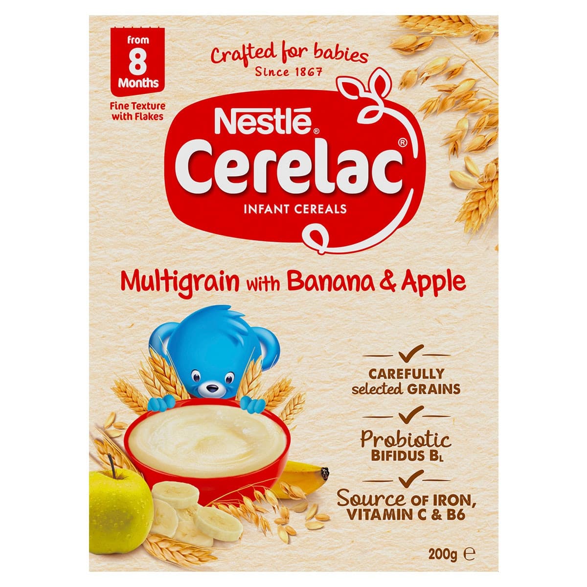 Cerelac Cereal With Banana & Apple 8 Months+ 200G