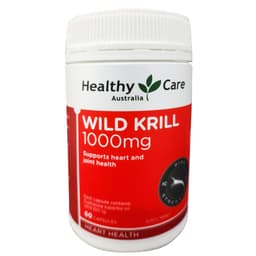 Healthy Care Wild Krill Oil 1000Mg 60 Capsules