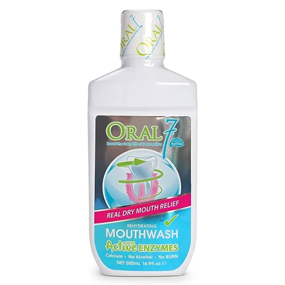 Oral Seven Moisturising Mouthwash 500Ml