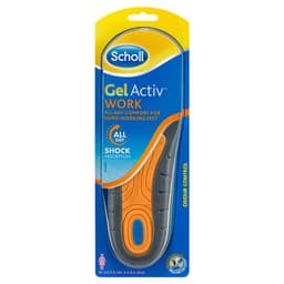 Scholl Gel Activ Work Insoles Women 4.5-8.5 1 Pack