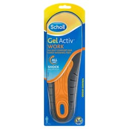 Scholl Gel Activ Work Insoles Men 7-12 1 Pack