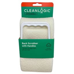 Cleanlogic Sustainable Back Scrubber With Handles 1 Pack